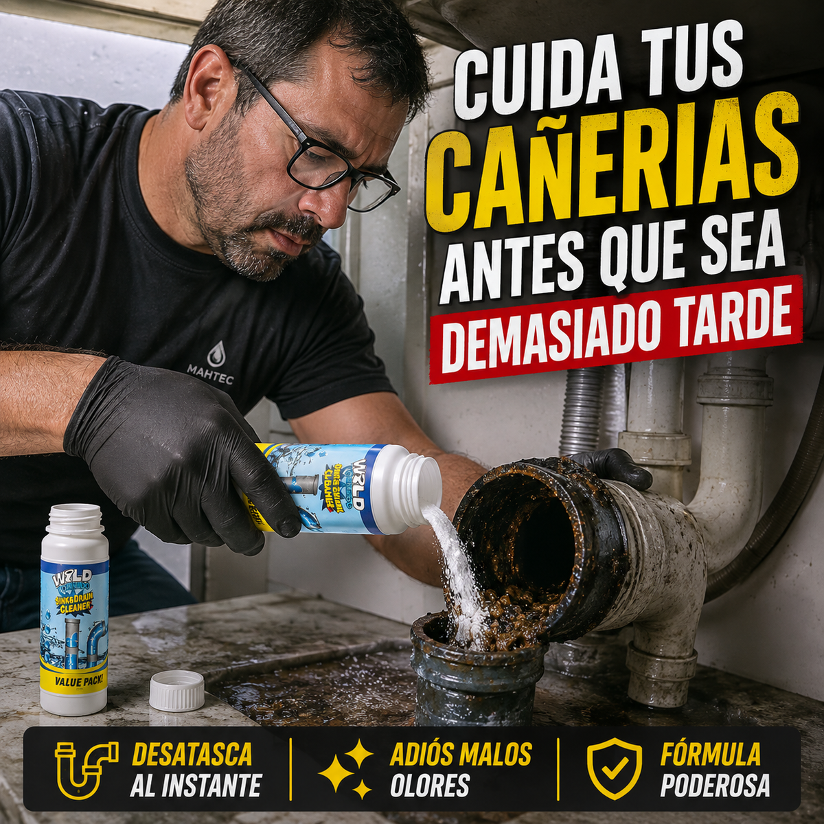Adiós a los malos olores y atascos en tu hogar - Tornado