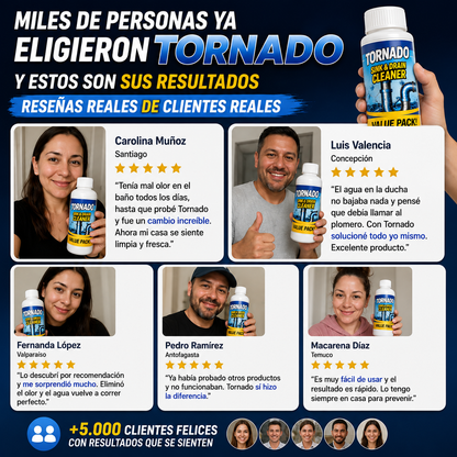 Adiós a los malos olores y atascos en tu hogar - Tornado