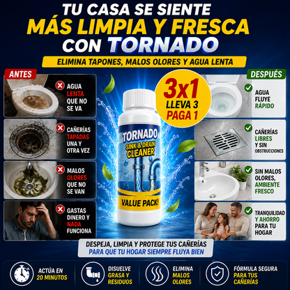 Adiós a los malos olores y atascos en tu hogar - Tornado